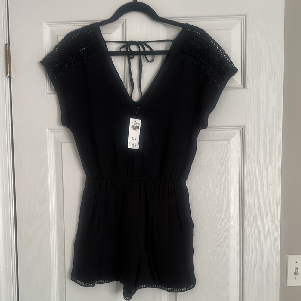 Abercrombie & Fitch Black Romper